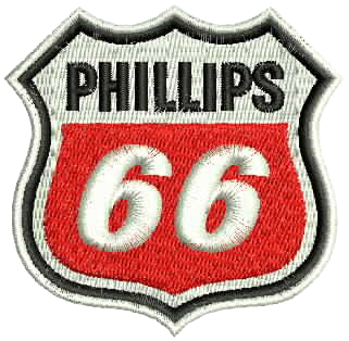 Phillips 66 embroidered patch