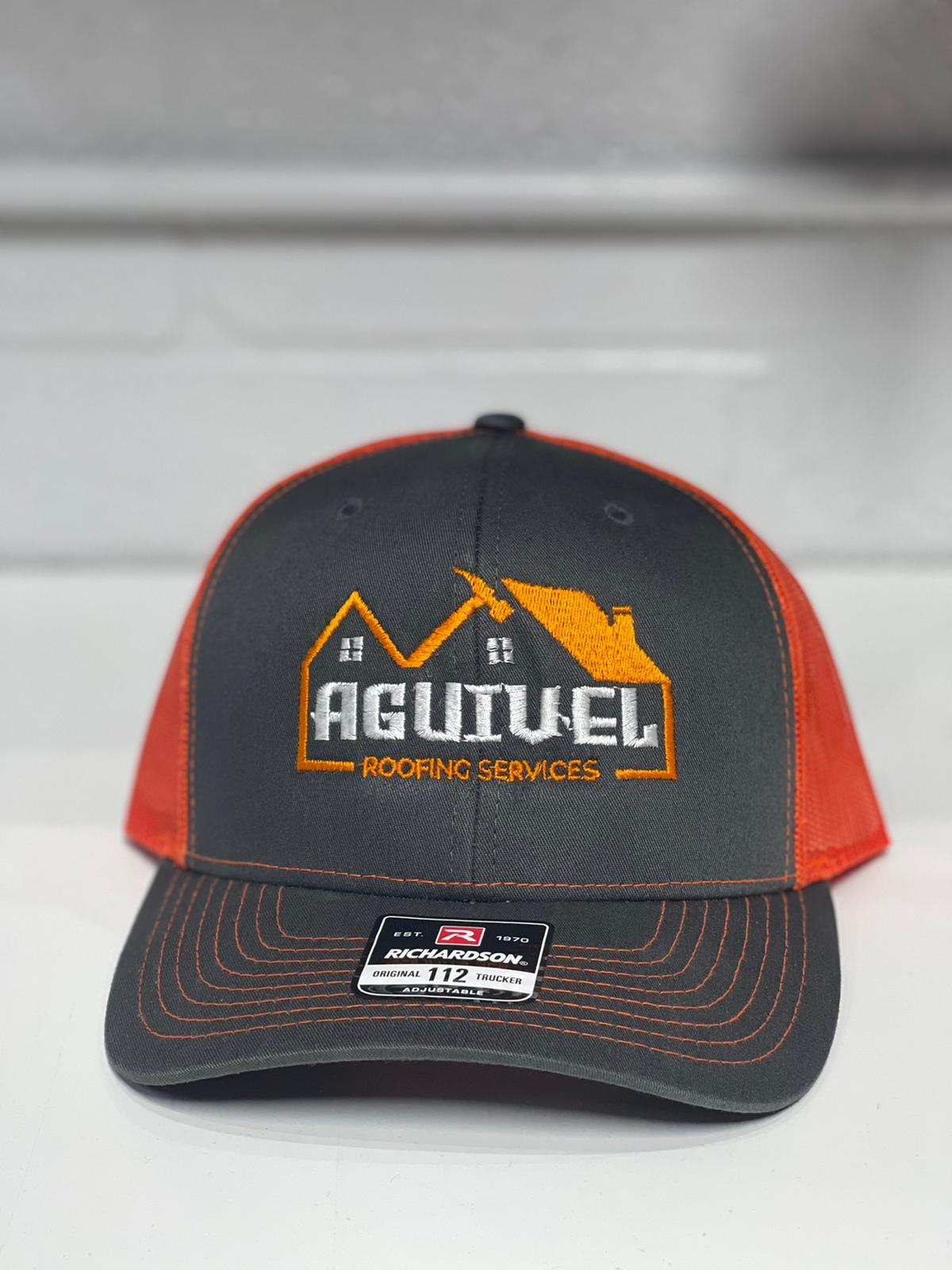 Aguituel Roofing Services embroidered cap