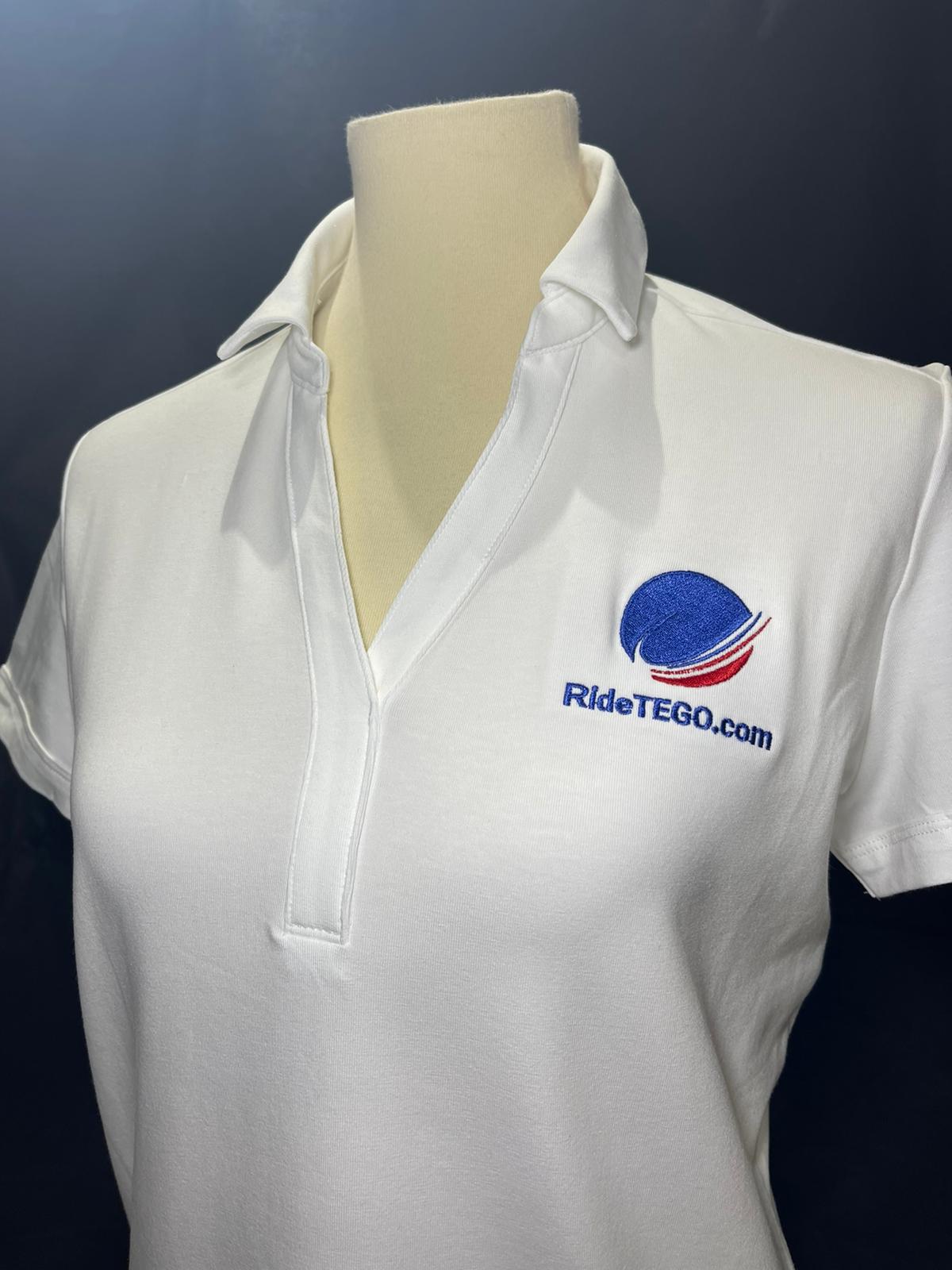 RideTEGO.com embroidered polo shirt