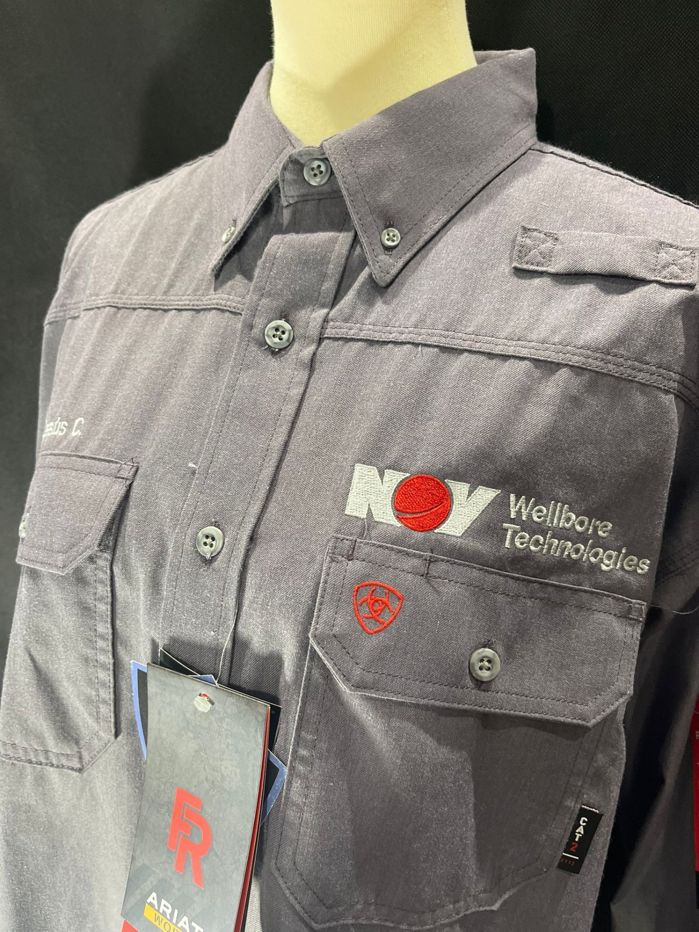 NOV Wellbore Technologies embroidered work shirt