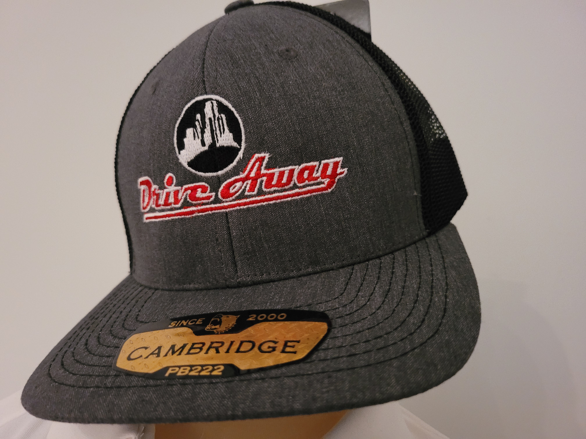 Drive Away embroidered cap