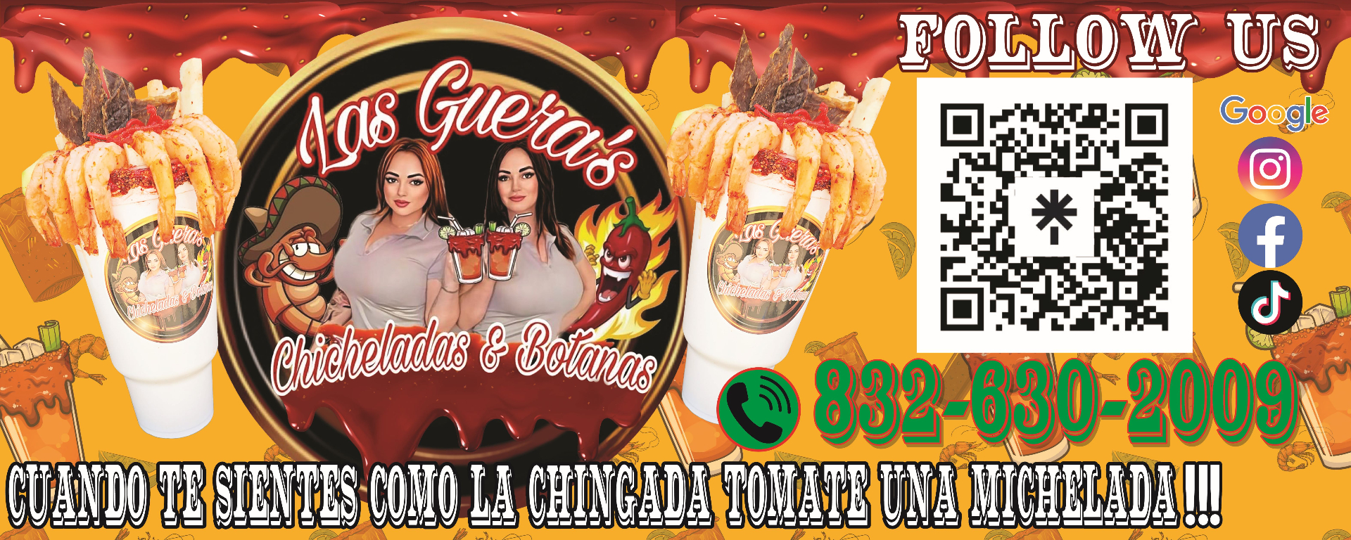 Chicheladas promotional banner
